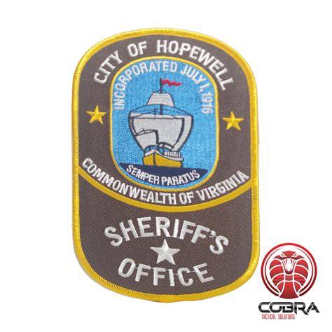 Hopewell Sheriff's Office. Government-Public Sector. 100 E. Broadway Hopewell VA 23860. (804) 541-2300. (804) 541-2326. Visit Website.. 