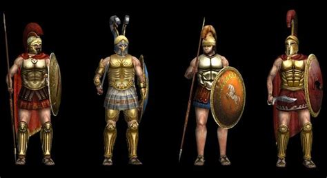 Hoplite - different types of hoplites - Grepolis by G.R.O.M