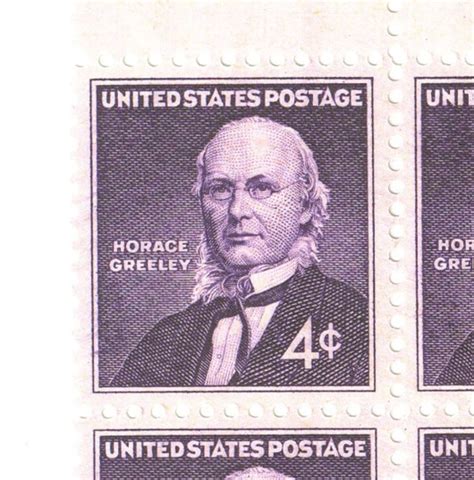 Horace Greeley 4 Cent Stamp - Stamp Values And Recent Listings - Stamp ...