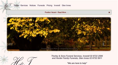 Horder and thorley funeral. .  ...