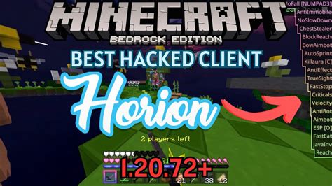 Horion Mcpe Hack Client Download