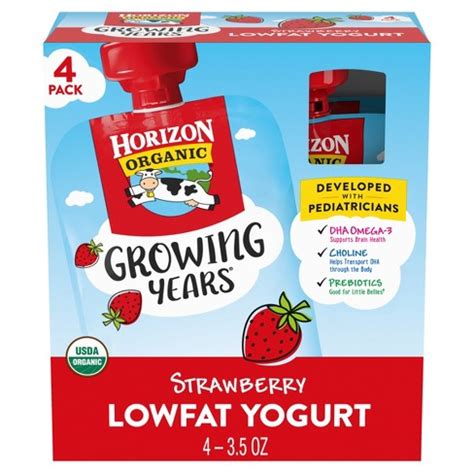 Horizon Organic Growing Years Low Fat Strawberry Kids