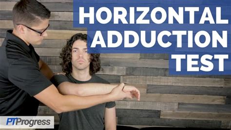 Horizontal Adduction Test - PTProgress