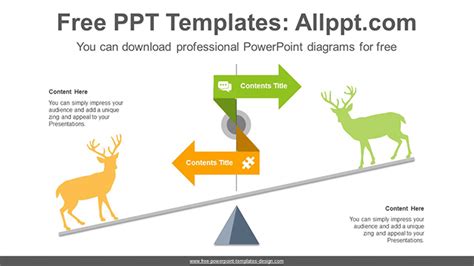 Horizontal Balance Powerpoint Diagram Template Horizontal Balance Powerpoint Diagram Template