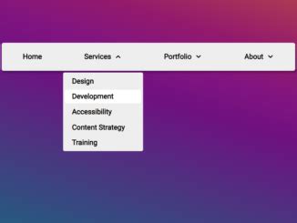Horizontal Dropdown Menu with jQuery for bootstrap 4 Codehim Menu template, Jquery, Graphic