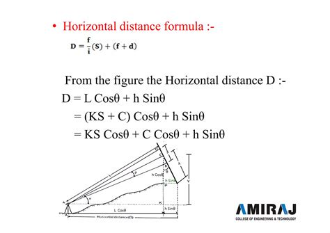 Horizontal distance formula surveying.  Online-PDH - PE Continuing Education Courses - Stat...