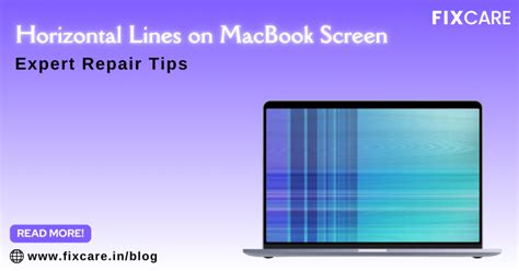 Horizontal lines on macbook screen.  Another method you can try is closing all the appli...