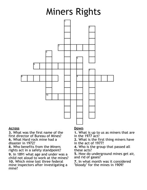 Horizontal passage for miners crossword. Find the answer to Cut Narrow Passage For Arctic Transport Crossword Clue featured on 2024-01-11 in The Guardian Cryptic. ... Horizontal passage for miners 2% 5 