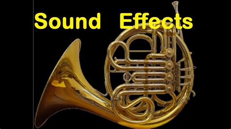 Horn sounds. Explore our full library with 40,000 tracks and 90,000 sound effects. Start free trial. Browse our catalog of Vehicle Horns sound effects. Listen and use royalty-free sound effects with a subscription from Epidemic Sound. Sign up here. 