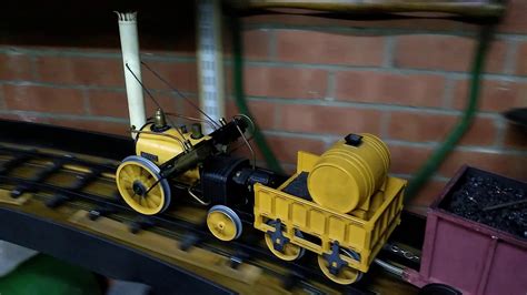 Hornby Rocket Toy Steam Engine In Live Steam. - YouTube