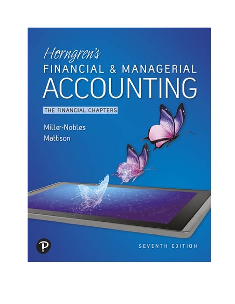 Read Online Horngrens Financial  Managerial Accounting With Myaccountinglab  Etext Access Codes By Tracie L Nobles