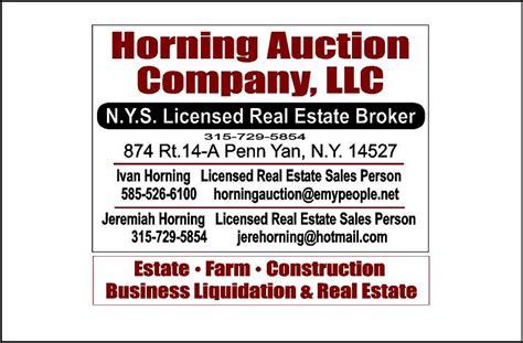 Horning Auction Company LLC powered by Proxibid