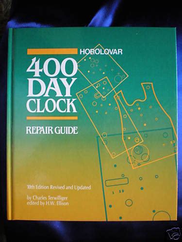 Horolovar 400 tage uhr reparaturanleitung hardcover. - Three level guide story and questions.