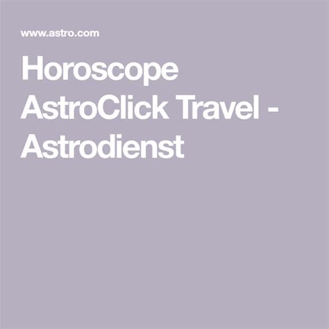 Astrocartography Is the Key to Planning Tr