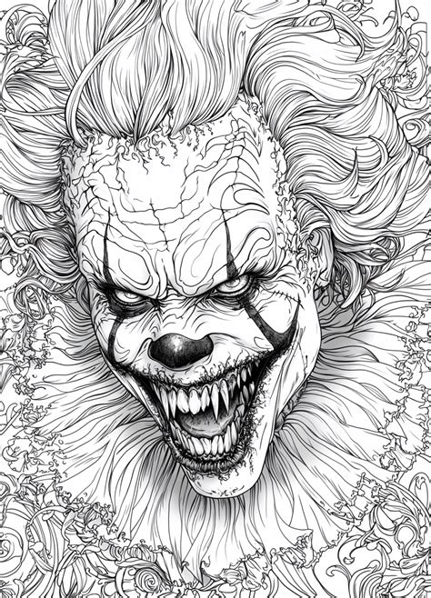 Horror Coloring Book