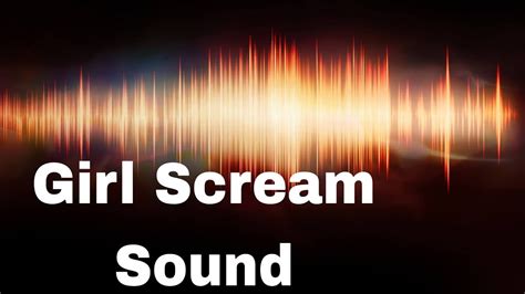 Horror Girl Scream Sound Effect - YouTube