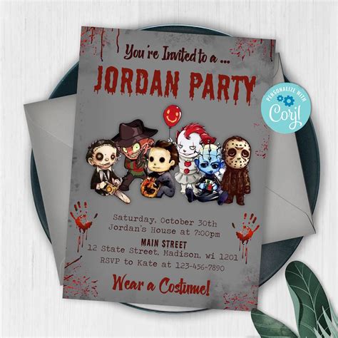 Horror Invitation Template