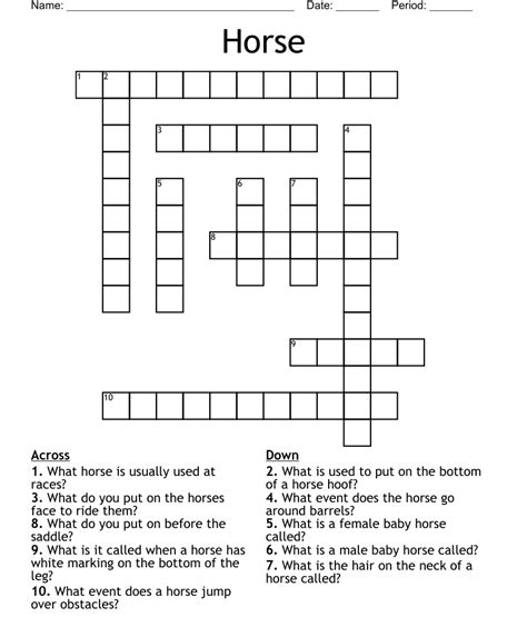 Horse's gait crossword. Things To Know About Horse's gait crossword. 