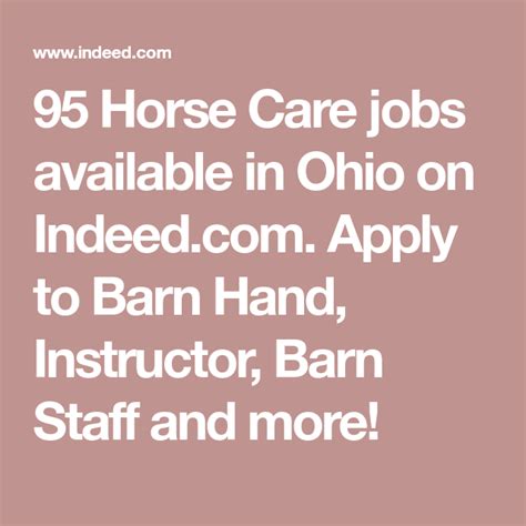 Horse Feed Jobs, Employment Indeed.com