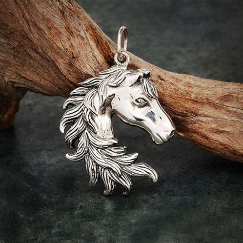 Horse Head Charm - Etsy