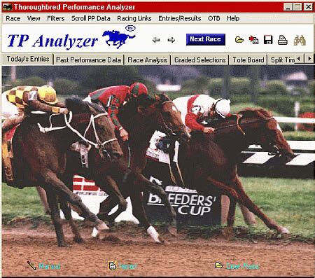 Horse Racing Handicapping Software - Thoroughbred Analytics