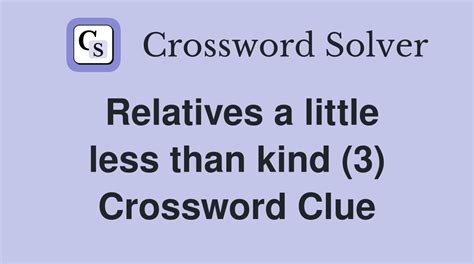 Horse Relatives - Crossword Clue Answers - Crossword Solver