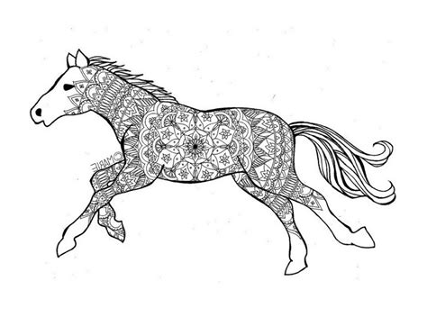 Horse Tribal Coloring Pages for 2019 Educative Printable Coloring