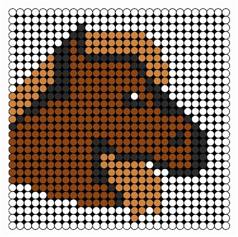 Horse perler bead patterns. Chicken Perler Beads. These patterns use 21 rust, 20 red, 130 black, 31 pewter, 65 toasted marshmallow, 108 white, 12 orange, 36 gingerbread, 54 tan, 44 light gray, and 5 yellow beads. Pretty Bluebird. This pattern uses 47 cobalt, 85 robin’s egg, 31 white, 4 black, 3 cheddar, 4 orange, 27 cream, 8 pastel blue, and 6 brown beads. 