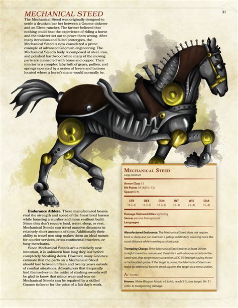 Horse price 5e. Saddle, Exotic. Type: Adventuring Gear Cost: 60 gp Weight: 40 lbs. An exotic saddle is required for riding any aquatic or flying mount. Tags: Utility. Basic Rules. Dungeons and Dragons (D&D) Fifth Edition (5e) Equipment, Gear, & Items - Saddle, Exotic - An exotic saddle is required for riding any aquatic or flying ... 