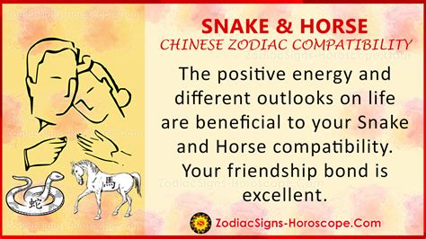 Horse Man And Snake Woman Compatibility 2024. When a male horse and a female snake are involved, it usually starts off like a whirlwind romance. In terms of relationship …. 