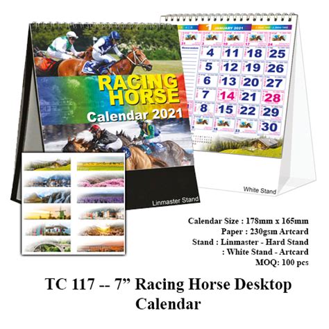 Read Horse Racing 2020 Wall Calendar By Not A Book