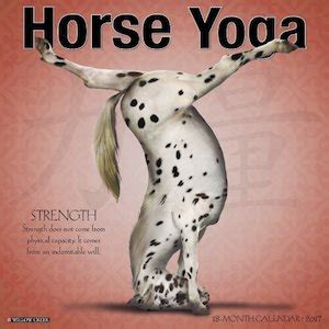 Read Online Horse Yoga 2017 Wall Calendar By Not A Book