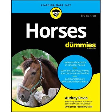 Full Download Horses For Dummies 3Rd Edition By Audrey Pavia