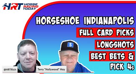 Horseshoe indy picks. Expert Handicapper Horseshoe Indianapolis Picks & Tips. Expert picks, tips, selections and insider analysis from professional handicappers that have been certified and proven to be the best of the best in consistently uncovering horses that can beat their odds at the tracks they cover. Product. 
