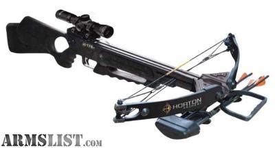 Horton legend 2 crossbow specs. The Horton Legend Ultra-Lite features a draw weight of 175 pounds, an advertised speed of 330 fps, and a kinetic energy of 97 ft-lbs. from a power stroke of 12.9 inches. For this set-up I opted for Easton FMJ, their premium hunting arrow, which weighed in at 366 grains for the 20.25-inch shaft. Tipped with a Spitfire or KillZone 125-grain head ... 