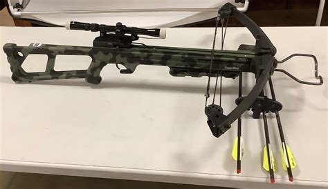 Horton supermag crossbow fps. This item is a used HORTON SUPER MAG Crossbow with Tasco Pronghorn scope. This item is in good condition and shipping is available. See pictures attached. Shipping offered within continental U.S.A. only. 1072034 (80) KT 