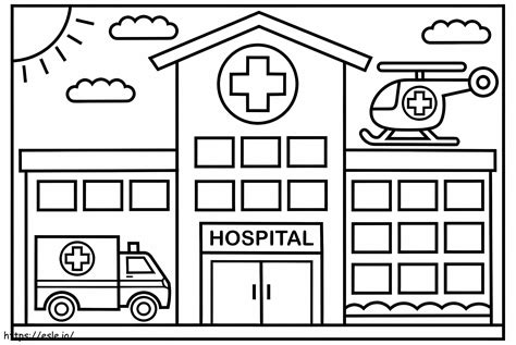 Hospital Coloring Shee