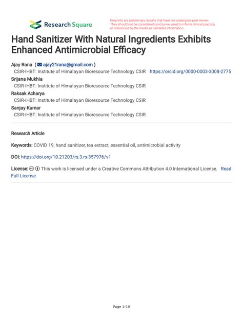 Hospital hand sanitizer ingredients.  For maximum efficacy against the broadest range of pathog...