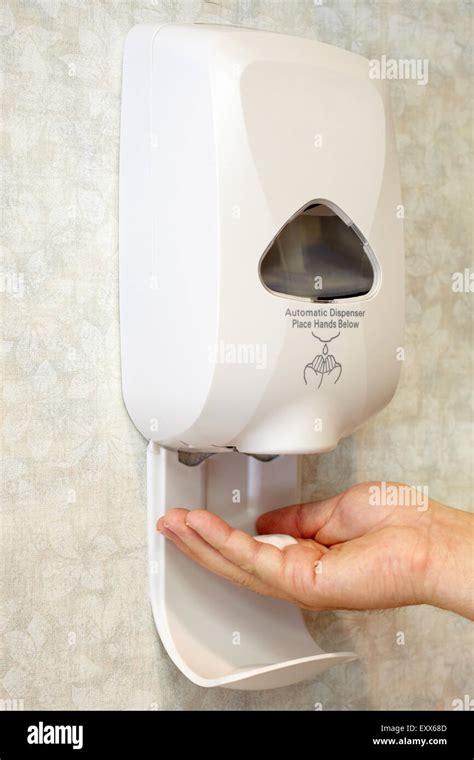 Hospital wall mounted hand sanitizer dispenser.  Expertly crafted using ABS plastic con...