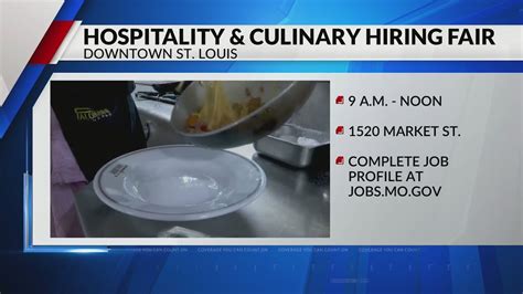 Hospitality and culinary hiring fair happening today