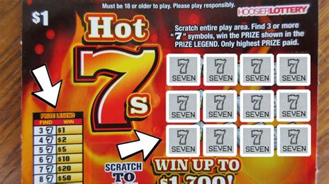 The Michigan Lottery Commission said in a release Monday the woman's winnings came from the lottery's Sizzling Hot 7's instant game. She bought the $10 ticket at Hansen's Quik Stop at 8998 East M .... Hot 7's scratch off michigan