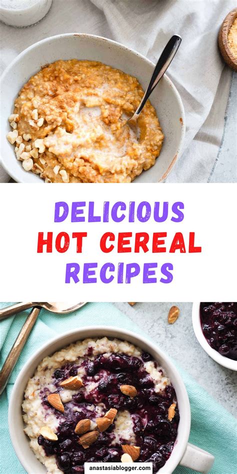 Hot Cereals Breakfast – Alp Chef.