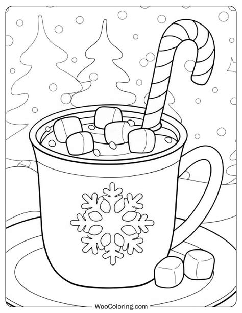 Hot Chocolate Coloring Shee