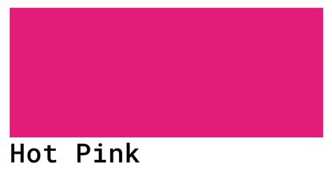 Hot Pink RGB, CMYK, HEX Color Codes and Color Meaning - VistaCreate Colors