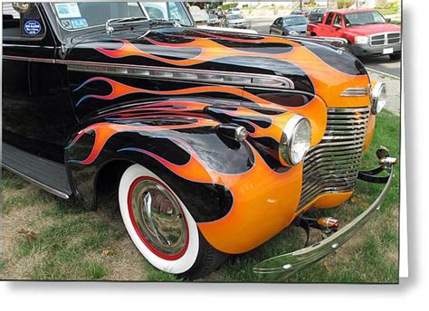 Hot Rod Greeting Cards - Fine Art America