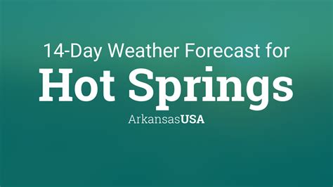 Hot Springs, Arkansas Current Weather Forecasts, Live Radar …