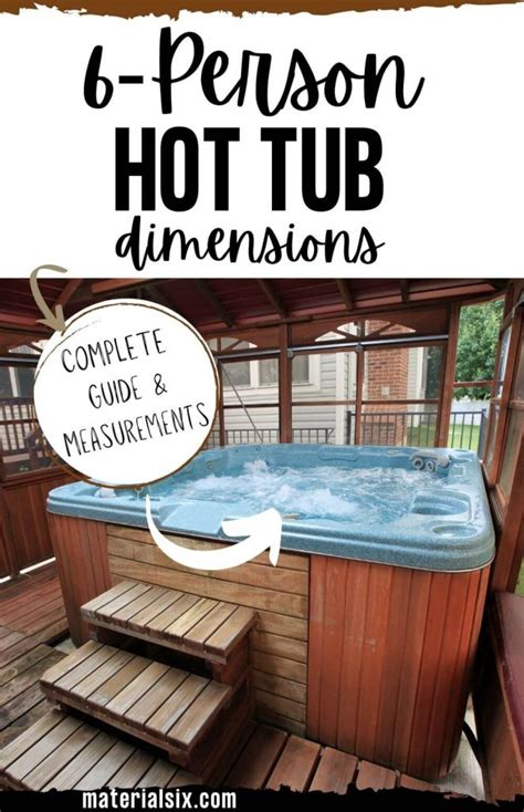 Hot Tub Dimensions (6-person): Complete Guide & Measurements