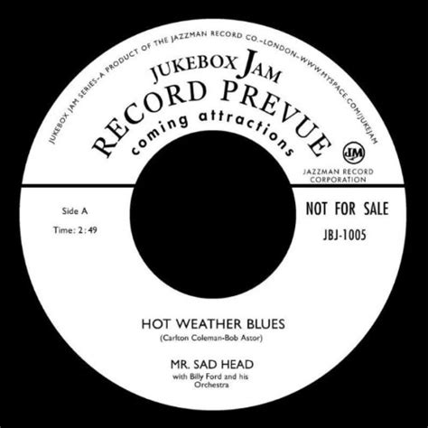 Hot Weather Blues/Sad Head Blues - AllMusic