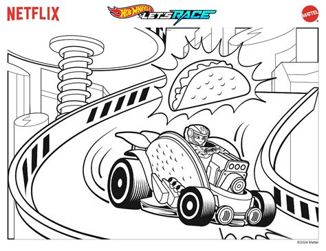 Hot Wheels Coloring Shee
