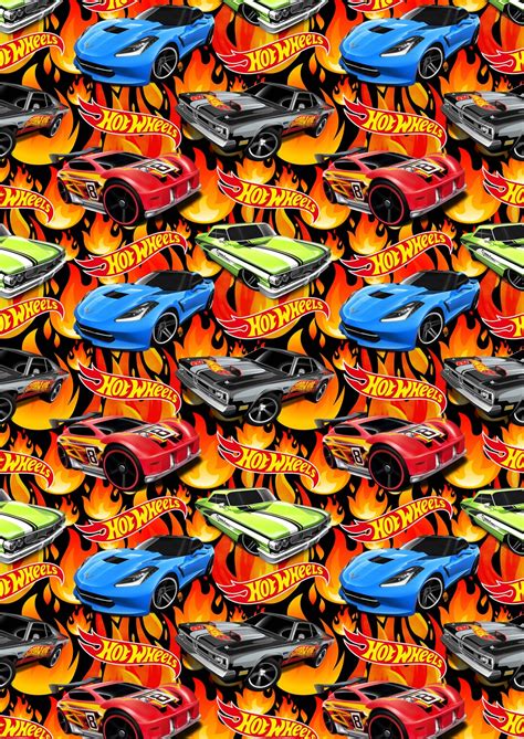 Hot Wheels Wrapping Paper - Etsy UK